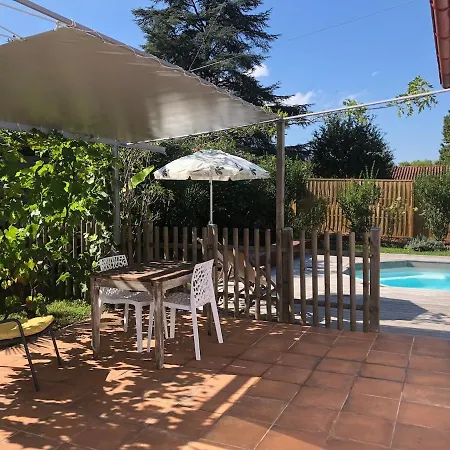 T2, Tres Bien Equipe, Avec Terrasse, Jardin, Et Acces Piscine Apartman *